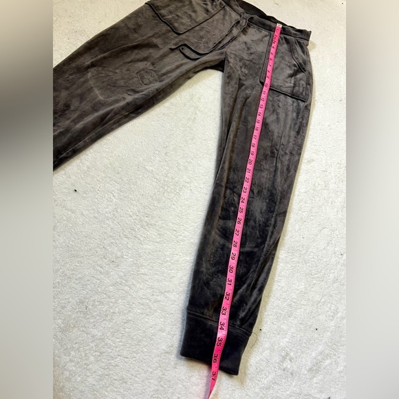 House of Harlow 1960 Grey Velour Velvet Jogger Pants - Small - Picture 9 of 11